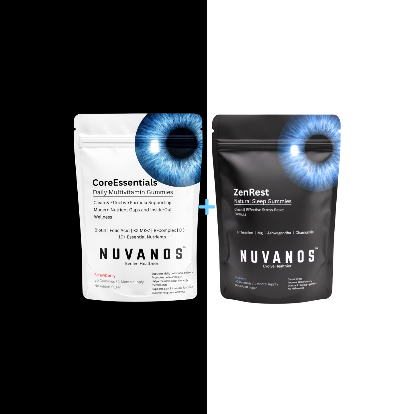 CoreEssentials + ZenRest | Multivitamin + Sleep Support By NUVANOS