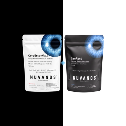 CoreEssentials + ZenRest | Multivitamin + Sleep Support By NUVANOS