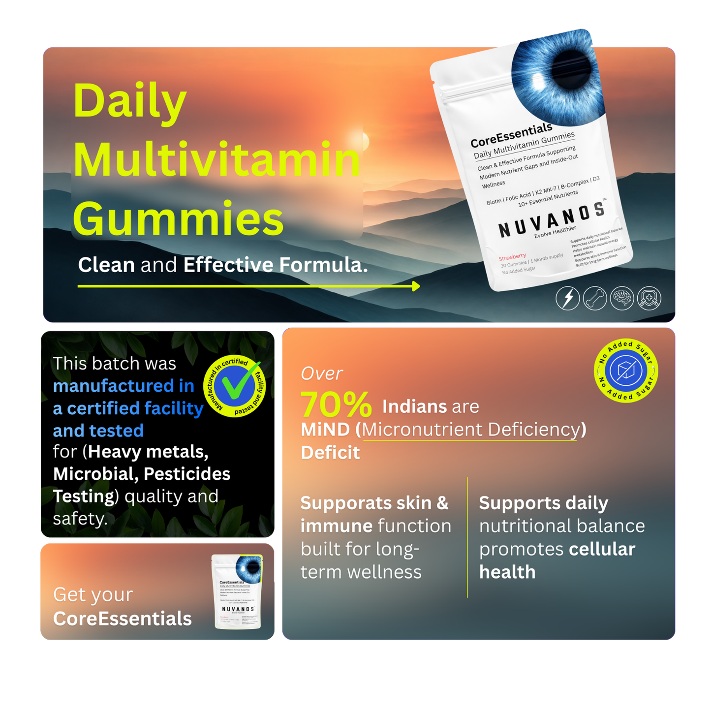 CoreEssentials x 2 By NUVANOS